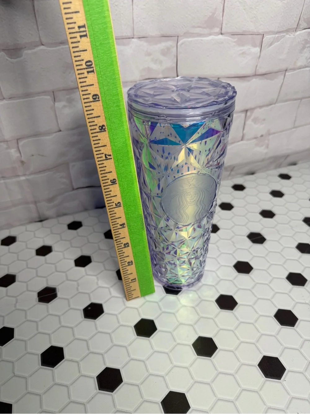 Starbucks Iridescent Prism Tumbler - Purple and Blue Holographic‎